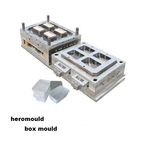 4 cavity box mould