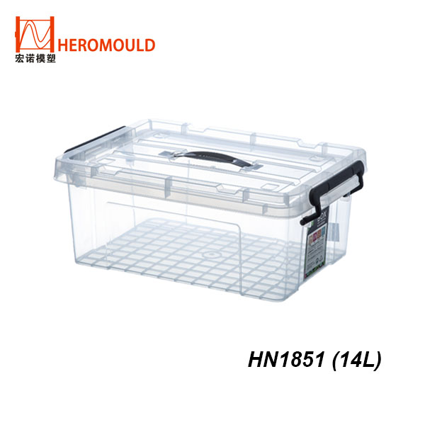 HN1851 14L plastic storage box 