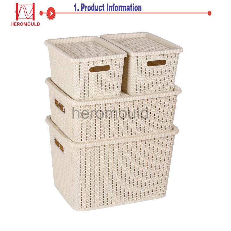 HNM6200S M L plastic storage box mould